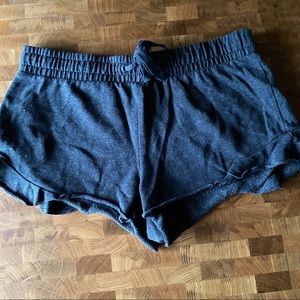 grey aerie pajama shorts